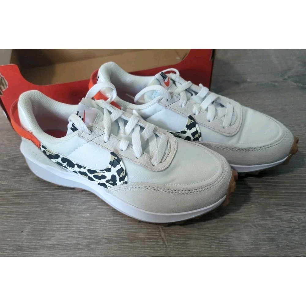 Womens Nike Waffle Debut Size 5.5 By  White Sail- Team Orange Rattan